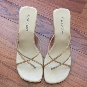 Wild Diva wedge heels size 7